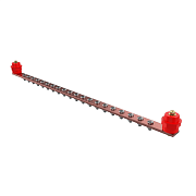 Cabeus CGB-ГЗШ-3.25-10 Главная шина заземления медная (CGB-ГЗШ) 3х25 мм, 10 подключений, 250 мм, ток 340 А