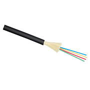 Cabeus TB-A-9-04T-E-K-LSZH-IN/OUT-40 Кабель волоконно-оптический 9/125 одномодовый, 4 волокна, плотное буферное покрытие (tight buffer), внутренний/внешний (-40C ~ +60), LSZH, черный, (F90040400B)