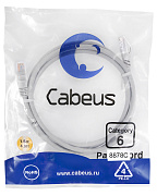 Cabeus PC-UTP-RJ45-Cat.6-1.5m-LSZH Патч-корд UTP, категория 6, 1.5 м, LSZH, неэкранированный, серый