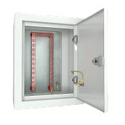 Cabeus CGB-ЯГЗШ-10-5.50 Ящик ГЗШ 10 подключений, 5х50 мм (ВхШхГ 395х310х220 мм), 870А, IP31, цвет серый Ral 7035