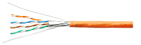 Cabeus STP-4P-Cat.6a-SOLID-IN-LSZH Кабель витая пара экранированная STP (U/FTP), категория 6a (10GBE), 4 пары, 0,57мм (23 AWG), одножильный (solid), каждая пара в экране (фольга) (305 м)