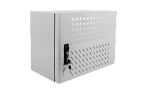 Шкаф всепогодный настенный 6U (Ш600 × Г500), нерж. сталь. компл.  Т1 с контроллером MC1 и датчиками, ШТВ-НН-6.6.5-4ААА-Т1-МС1