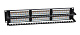 Cabeus PL-48-Cat.6-Dual IDC Патч-панель 19" (2U), 48 портов RJ-45, категория 6, Dual IDC, с задним кабельным организатором