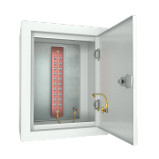 Cabeus CGB-ЯГЗШ-20-10.100 Ящик ГЗШ 20 подключений, 10х100 мм (ВхШхГ 400х310х220 мм), 2310А, IP31, цвет серый Ral 7035