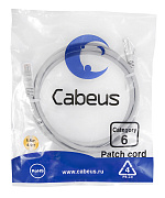 Cabeus PC-UTP-RJ45-Cat.6-1.5m Патч-корд UTP, категория 6, 1.5 м, неэкранированный, серый