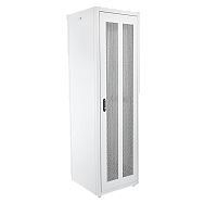 Шкаф телекоммуникационный напольный ЭКОНОМ 42U (800 × 800) дверь перфорированная 2 шт., ШТК-Э-42.8.8-44АА