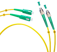 Cabeus FOP(d)-9-FC/APC-SC/APC-2m Шнур оптический duplex FC/APC-SC/APC 9/125 sm 2м LSZH