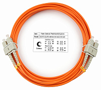 Cabeus FOP-62-SC-SC-7m Шнур оптический duplex SC-SC 62,5/125 mm 7м LSZH