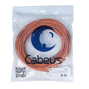 Cabeus UTP-4P-Cat.5e-SOLID-OR-25 Кабель витая пара UTP (U/UTP), категория 5e, 4 пары (24 AWG), одножильный, PVC нг(А)-LS, оранжевый (25 м)