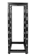 ЦМО СТК-47.2-9005 Стойка телекоммуникационная универсальная 47U двухрамная, цвет черный, СТК-47.2-9005