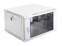 ЦМО ШРН-Э-6.650 Шкаф телекоммуникационный настенный разборный 6U (600х650) дверь стекло, ШРН-Э-6.650