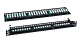 Cabeus PLHD-48-Cat.5e-Dual IDC-1U Патч-панель высокой плотности 19", 1U, 48 портов RJ-45, категория 5e, Dual IDC