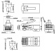 Cabeus 8P8C-C6(1.20)-FC Коннектор RJ-45 быстрой установки под витую пару, категория 6 , универсальный (для одножильного и многожильного кабеля) для проводников с толщиной по изоляции до 1,20 мм