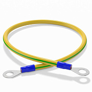 Cabeus GrW-2,5-200 Провод заземления для 19 дюймового монтажного оборудования 0,2 м сечение 2,5 мм2 оконцованный клеммы М6-М6