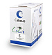 Cabeus UTP-4P-Cat.5e-SOLID-GN Кабель витая пара UTP (U/UTP), категория 5e, 4 пары 0,51мм (24 AWG), одножильный, зеленый (305 м)