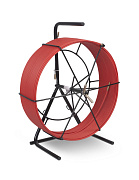 Cabeus Pull-M3-6-110m Устройство для протяжки кабеля в стояках и трубах межэтажных конструкций мини УЗК в металлической кассете с держателем тип №3, 110м (диаметр стеклопрутка 6 мм)