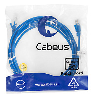 Cabeus PC-UTP-RJ45-Cat.5e-3m-BL Патч-корд UTP, категория 5е, 3 м, неэкранированный, синий