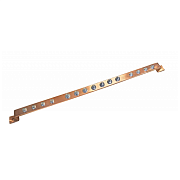 Cabeus CGB-PE-3.15-7 Шина PE медная 3х15 мм на 7 присоединений на монтажную плату от 400 мм, 210А