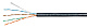 Cabeus UTP-4P-Cat.5e-SOLID-LSZH-BK Кабель витая пара UTP (U/UTP), категория 5e, 4 пары (24 AWG), одножильный, черный, LSZH, нг(А)-HF