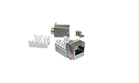 SYSMATRIX KJ 5ES090.SMTWH Вставка Keystone Jack RJ-45(8P8C), категория 5e, 110 IDC, заделка с помощью SMTOOL, белая