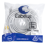 Cabeus PC-UTP-RJ45-Cat.5e-15m Патч-корд UTP, Cat.5е, 15 м, серый