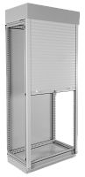 Корпус промышленного шкафа (В2000×Ш800×Г800) EMS, передняя дверь роллета/рольставни, EMS-0-20.8.8-RA0AN-1
