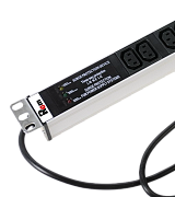 ЦМО R-16-25C13-FI-1820-3 Вертикальный блок розеток Rem-16 с фил. и инд., 25 IEC 60320 C13, алюм., 42-48U, шнур 3 м. R-16-25C13-FI-1820-3