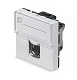 Cabeus KJ-RJ45-Cat.6a-SH-180T-FP-L-45 Keystone Jack RJ-45(8P8C), 180 градусов, категория 6a, экранированная, безинструментный монтаж, вставка Mosaic (арт.076576)