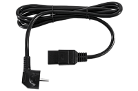 Шнур питания IEC 60320 C19/Schuko, 16 А / 250 В (3 × 1,5), длина 1,8 м, чёрный (ПВС-АП-3*1,5-250-S22C19-16-1,8)