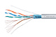 Cabeus FTP-4P-Cat.5e-PATCH-LSZH-WH Кабель витая пара FTP (F/UTP), категория 5e, 4 пары, 7x0.16 мм (26 AWG), многожильный (patсh), белый, LSZH, нг(А)-HF, (305 м)