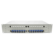 Cabeus FO-19-4FP-32FC/ST/SC-T Кросс оптический стоечный, 19, до 32 портов, серый
