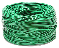Cabeus UTP-4P-Cat.6-SOLID-LSLTx-GN Кабель витая пара UTP (U/UTP), категория 6, 4 пары (23 AWG), одножильный, нг(А)-LSLTx, зеленый