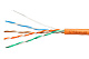 Cabeus UTP-4P-Cat.5e-SOLID-OR-50 Кабель витая пара UTP (U/UTP), категория 5e, 4 пары (24 AWG), одножильный, PVC нг(А)-LS, оранжевый (50 м)