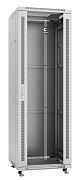 Шкаф телекоммуникационный 19" напольный 37U 600x800x1833mm (ШхГхВ) передняя стеклянная и задняя спло