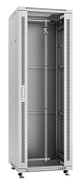 Cabeus SH-05C-37U60/100 Шкаф телекоммуникационный 19" напольный 37U 600x1000x1833mm (ШхГхВ) передняя стеклянная и задняя сплошная металлическая двери, ручка с замком, цвет серый (RAL 7035)
