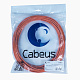 Cabeus UTP-4P-Cat.5e-SOLID-LSZH-25 Кабель витая пара UTP (U/UTP), категория 5e, 4 пары (24 AWG), одножильный, оранжевый, LSZH, нг(А)-HF, (25 м)