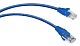 Cabeus PC-UTP-RJ45-Cat.6-0.5m-BL-LSZH Патч-корд U/UTP, категория 6, 2xRJ45/8p8c, неэкранированный, синий, LSZH, 0.5м