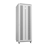 Cabeus ND-05C-47U80/80 Шкаф телекоммуникационный 19" напольный 47U 800x800x2277mm (ШхГхВ) передняя и задняя перфорированные двери (72%), ручка с замком, цвет серый (RAL 7035)