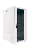 Шкаф телекоммуникационный напольный ЭКОНОМ 24U (600 × 600) дверь стекло, дверь металл, ШТК-Э-24.6.6-13АА