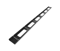 ЦМО ВКО-СТК-33-9005 Органайзер кабельный вертикальный для стойки внешний с окнами, ширина 95мм 33U, цвет черный, ВКО-СТК-33-9005