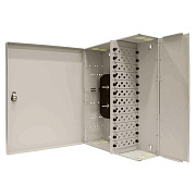 Cabeus FO-WL-96-96FC/ST/SC-12FP-K-T Кросс оптический настенный, до 96 портов, серый