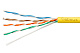 Cabeus UTP-4P-Cat.5e-SOLID-YL-50 Кабель витая пара UTP (U/UTP), категория 5e, 4 пары (24 AWG), одножильный, PVC нг(А)-LS, желтый (50 м)