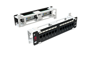 SYSMATRIX PP WL01U.S125EU.N Патч-панель настенная, 12 портов RJ-45, категория 5е, с подставкой