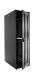 Шкаф телекоммуникационный напольный ЭКОНОМ 42U (800 × 1000) дверь перфорированная 2 шт., цвет черный, ШТК-Э-42.8.10-44АА-9005