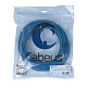 Cabeus UTP-4P-Cat.5e-SOLID-BL-25 Кабель витая пара UTP (U/UTP), категория 5e, 4 пары (24 AWG), одножильный, PVC нг(А)-LS, синий (25 м)