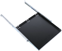 ЦМО ТСВ-К4-9005 Полка клавиатурная с телескопическими направляющими, регулируемая глубина 580-620 мм, цвет черный, ТСВ-К4-9005