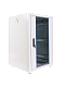 Шкаф телекоммуникационный напольный ЭКОНОМ 18U (600 × 600) дверь стекло, дверь металл, ШТК-Э-18.6.6-13АА