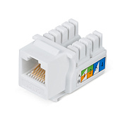 Cabeus KJ-RJ45-Cat.5E-90 Вставка Keystone Jack RJ-45, категория 5e, заделка тип 110, белая