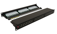 Патч-панель 19" Кат.5е 24 порта экранированная SYSMATRIX PP 1901U.S245ES.N