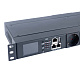 Cabeus SMART-PDU-C20-8S22-CM Блок распределения питания, 1U горизонтальный, входной разъем С20, выходной 8xSchuko розеток, 1 фаза, 16 A, мониторинг/управление, евро-шнур 3х1,5мм длина 2м